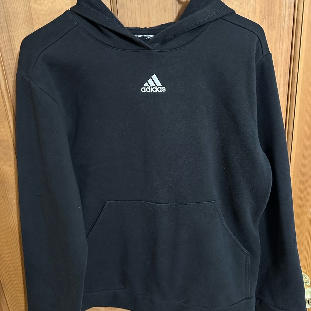 Adidas Black Pullover Hoodie
